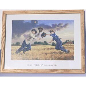 Jim Daly “High Fly” Greenwich Workshop Framed Print Americana Nostalgia 17”x13”